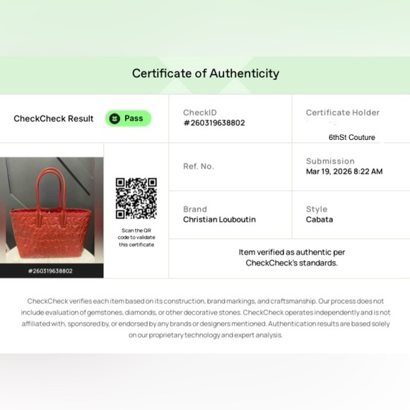 Authentic Christian Louboutin Quilted Tote Bag - Picture 16 of 16